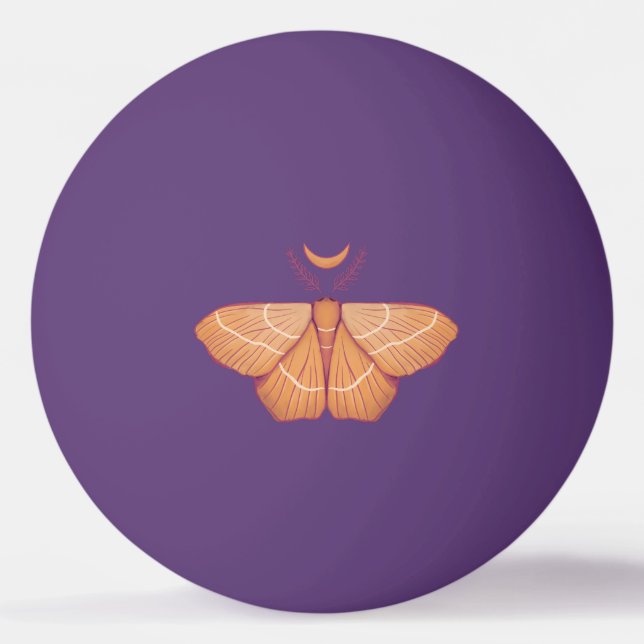 Midnatt Magic: Witchy Night Moth Pingisboll (Framsidan)