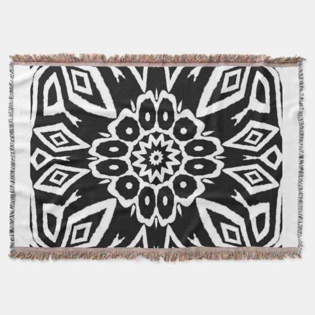 Midnatt Mandala Filt (Framsidan)