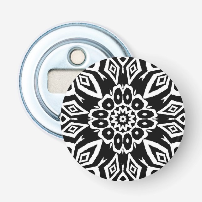 Midnatt Mandala Flasköppnare (Framsidan)