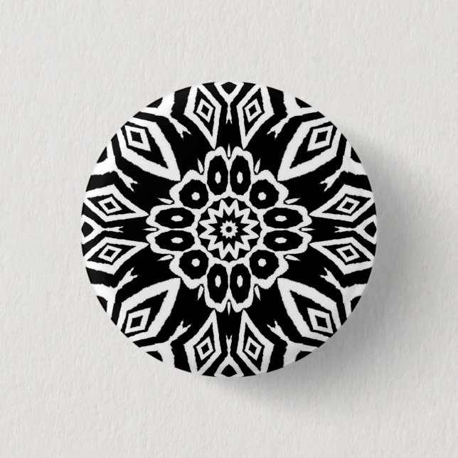 Midnatt Mandala Knapp (Framsida)