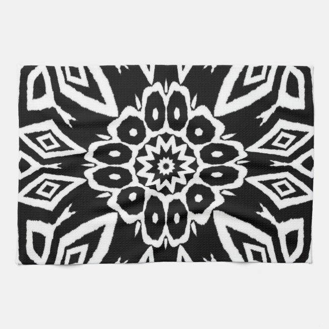Midnatt Mandala Kökshandduk (Horisontell)