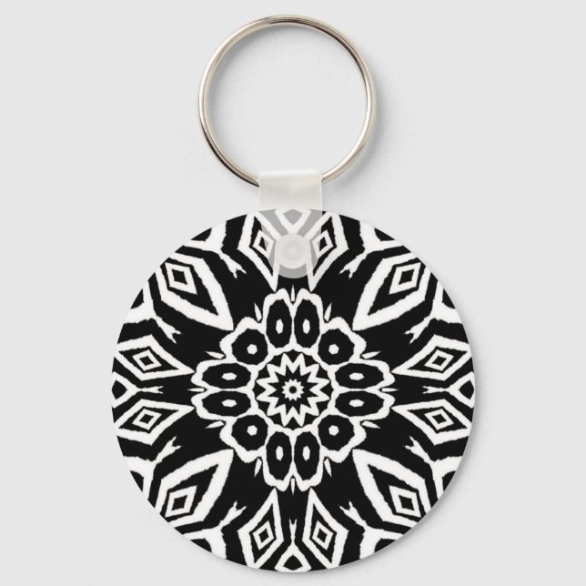 Midnatt Mandala Nyckelring (Framsida)