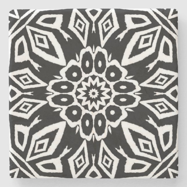Midnatt Mandala Stenunderlägg (Framsidan)