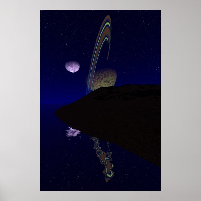 Midnatt Måne i Tibia 3 Poster (Framsidan)