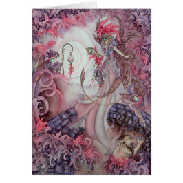 Midnatt maskerad hälsningskort