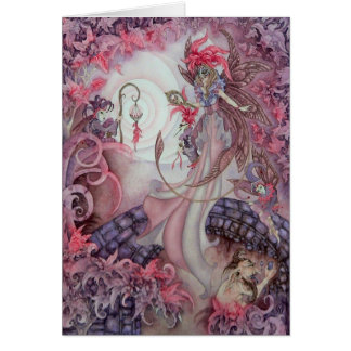 Midnatt maskerad hälsningskort