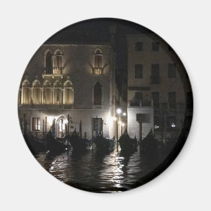 Midnatt på Grand Canal Magnet