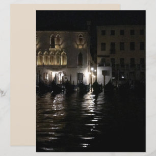 Midnatt på Grand Canal Scrapbookpapper