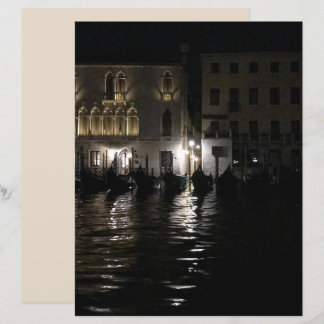 Midnatt på Grand Canal Scrapbookpapper