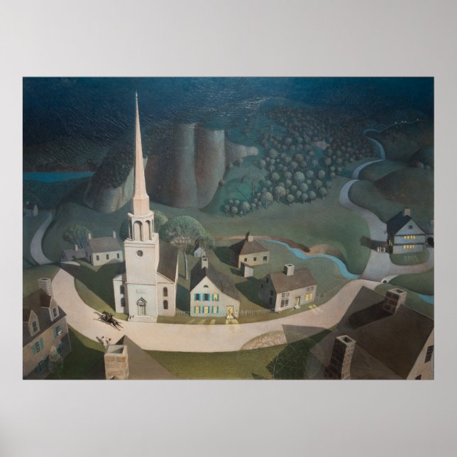 Midnatt Ride Paul Revere Poster (Framsidan)