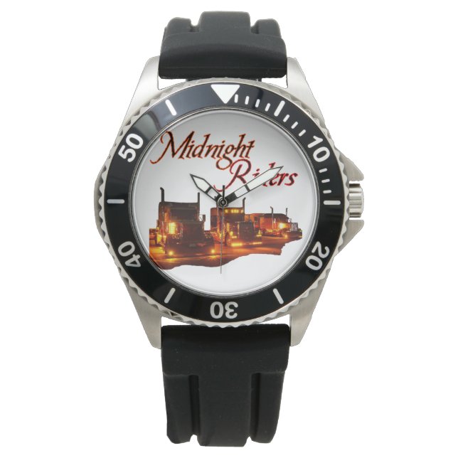 Midnatt Riders Wrist Watch Armbandsur (Framsida)