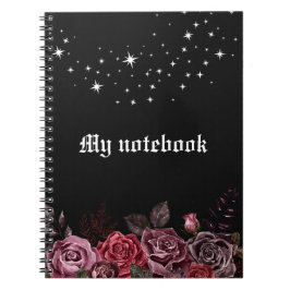 Midnatt Ro - bärbar dator - Gothic Journal Anteckningsbok