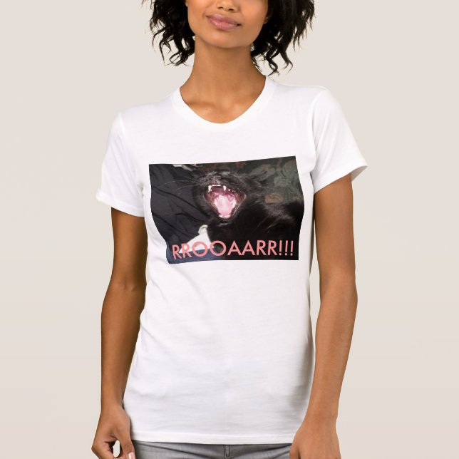 midnatt ROOARs skjorta T-shirt (Framsida)