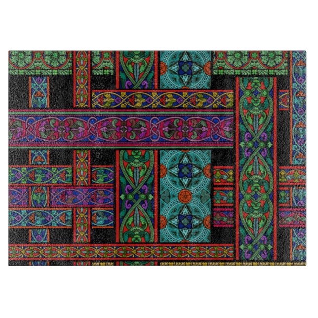 Midnatt Sol, fastsatt glasskiva (Framsidan)