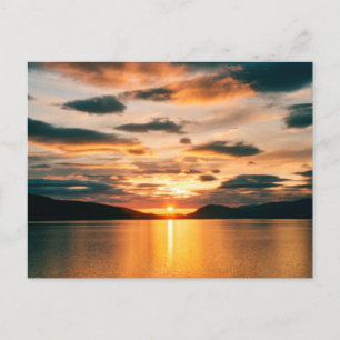 Midnatt Sol, norra Norgen Vykort