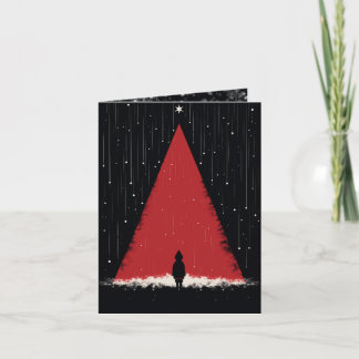 Midnatt Solstice: en god jul Kort