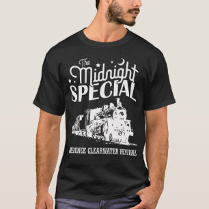 Midnatt Speciell Ccr American Sten Band T Shirt