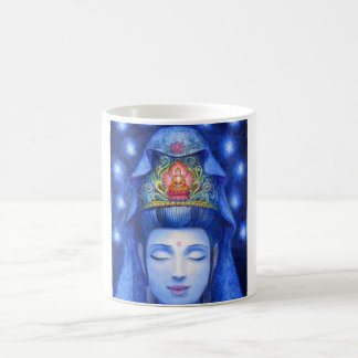 Midnatt Zenmeditation Kuan Yin Kaffemugg