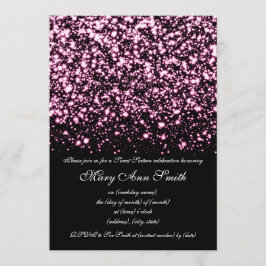 Midnatta Glam rosor för sweet sixteenparty Inbjudningar