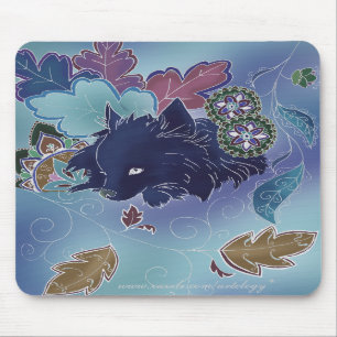 Midnatta Pomeranian Mousepad Musmatta