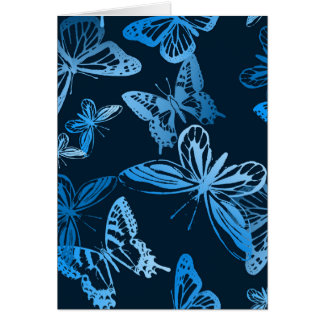 Midnatta reklamblad hälsningskort