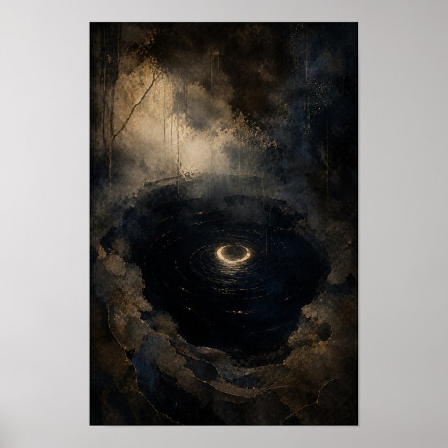 Midnattens brunn — KŌAN Poster (Framsidan)