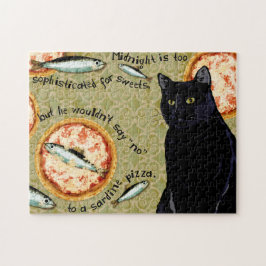 Midnattens Pizza Jigszons sardinska puzzel Pussel