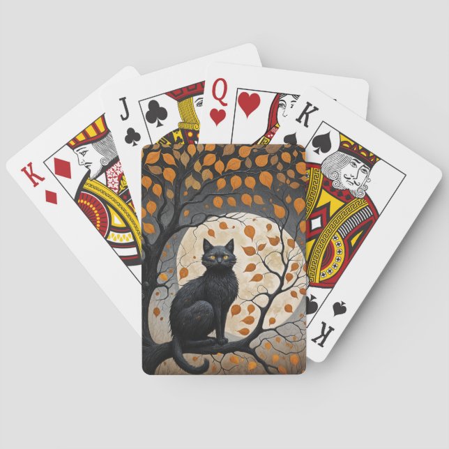 Midnattens Sentinel under Skördemånen Casinokort (Baksidan)