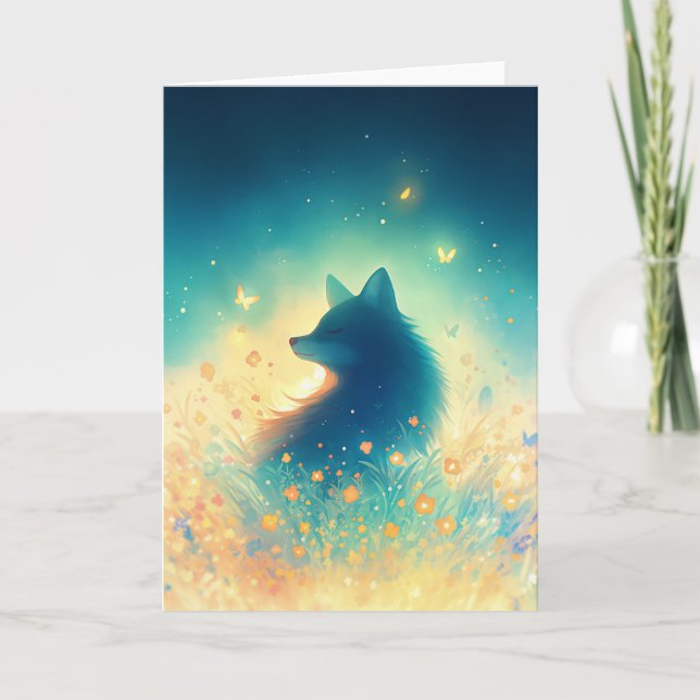 Midnatts-skogens väktare kort (Framsida)