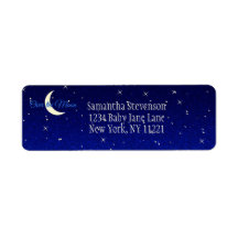 Midnattsblått över Måne Babyskaren Adress