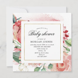 midnattsbloom blommigt fyrkantig babystövel