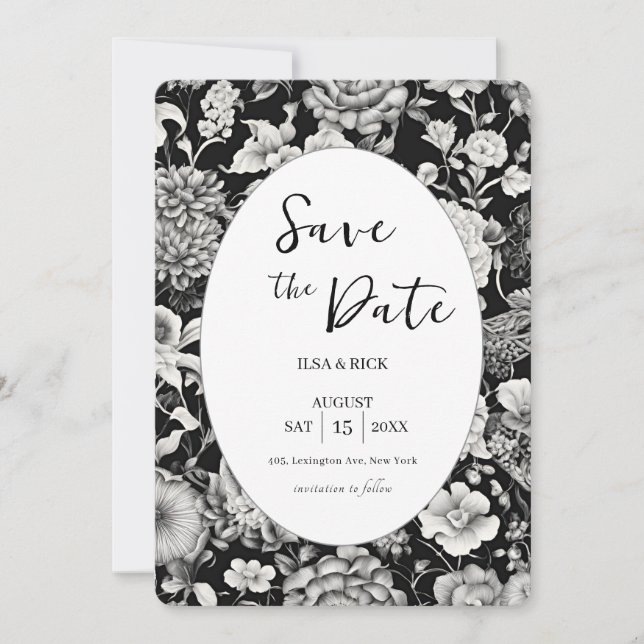 Midnattsbloom: Blommigten Spara datum för en Mörk Datumet (Framsida)