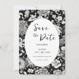 Midnattsbloom: Blommigten Spara datum för en Mörk Datumet