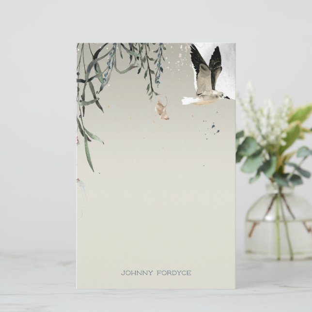 Midnattsfiske i Resa Personlig Brevpapper (Stående Fram)