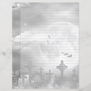 Midnattsflygets Goth Cemetery - Papper bärbar dato
