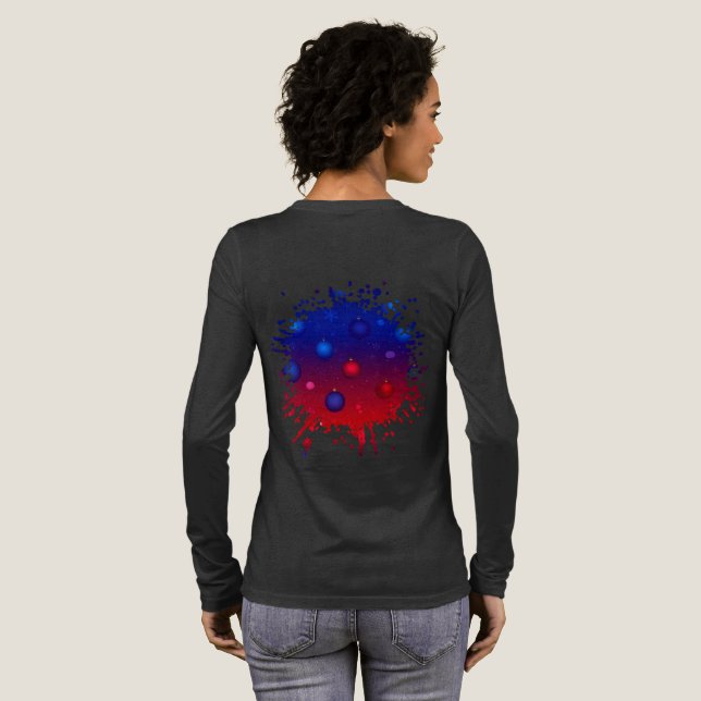 Midnattsgnista och glitterglans t shirt (Hel baksida)