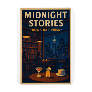 Midnattshistorier - Bok Pub Vibes Magnet