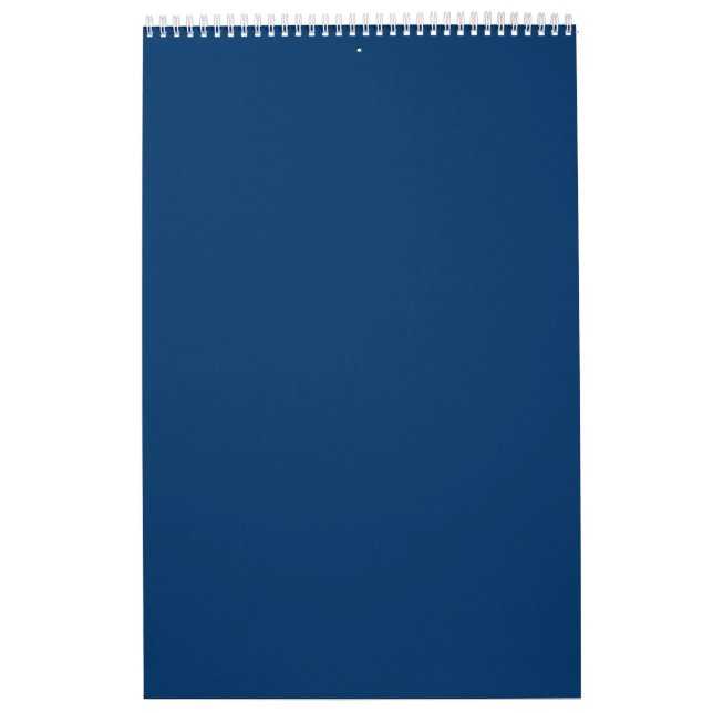 Midnattskalender för blått Anpassade Kalender (Omslag)