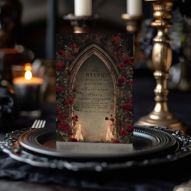 Midnattskatedral Arch Haunted Gathering Inbjudningar (Skapare uppladdad)