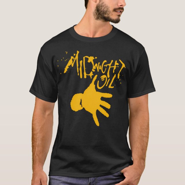 Midnattsmålning med olja t shirt (Framsida)