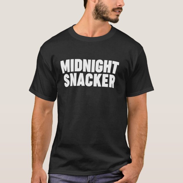 MIDNATTSSNACKARE T SHIRT (Framsida)