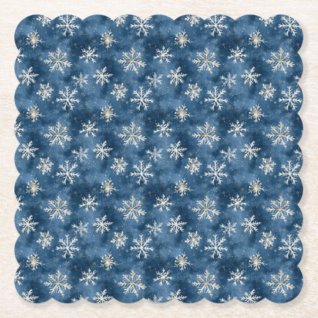 Midnattssnöstorm Underlägg Papper (Framsida)