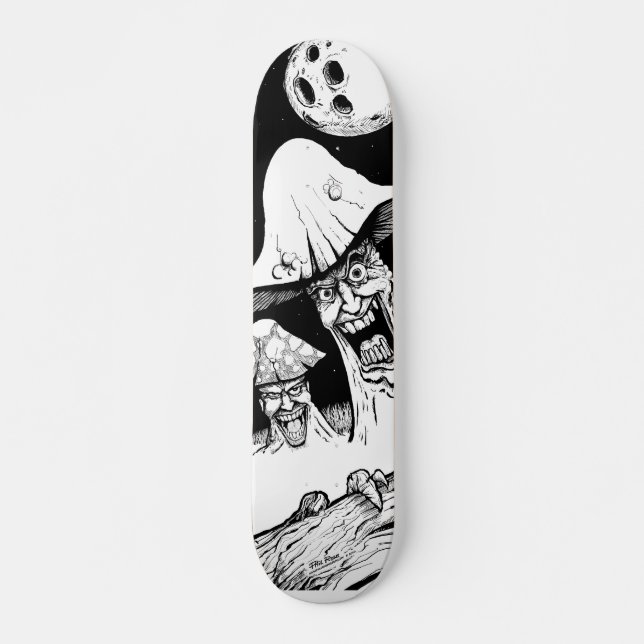 Midnattssvamp Mini Skateboard Bräda 18,5 Cm (Framsida)