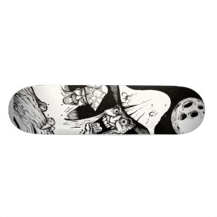 Midnattssvamp Mini Skateboard Bräda 18,5 Cm