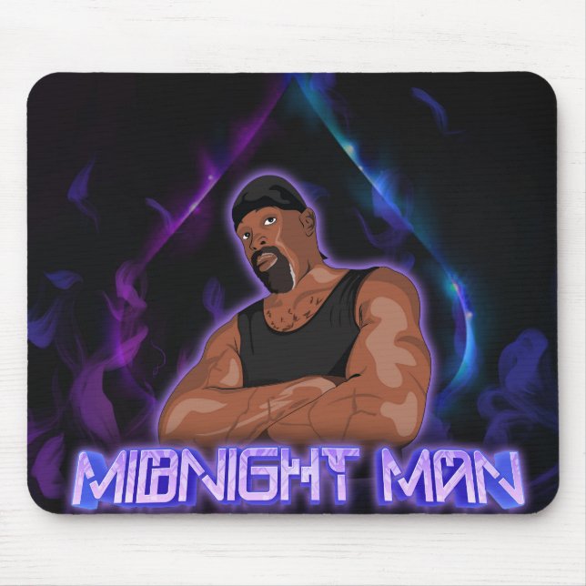 MidnighMan Mousepad Musmatta (Framsidan)