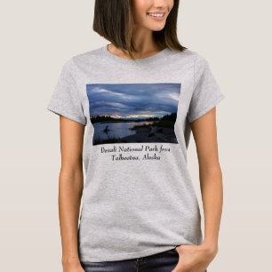 Midnight Alaska Solnedgång T-Shirt