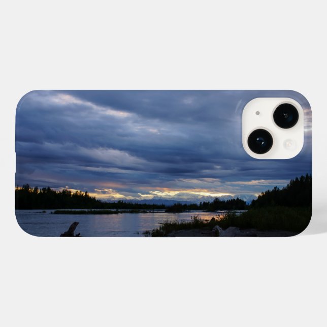 Midnight Alaska Sunset (Baksida (horisontell))