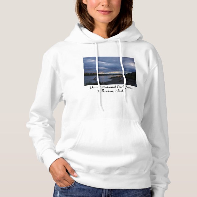 Midnight Alaska Sunset T Shirt (Framsida)