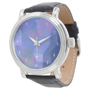 Midnight Arches - Indigo Abstrakt Geometry Armbandsur