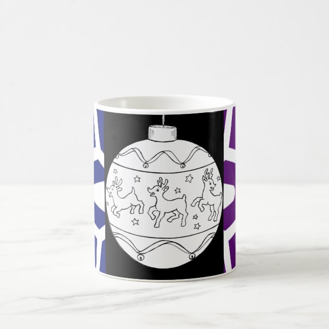 Midnight Baby Reindeer  Kaffemugg (Center)